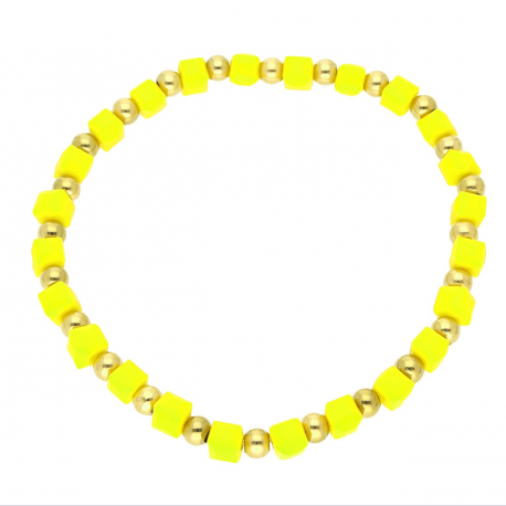 BRANSOLETKA POZŁACANA ELASTIC 4 MM S. STEEL TTM XUPING 62501