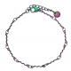 BRANSOLETKA PETROL 16+3 CM S. STEEL TTM XUPING 62621