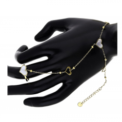 BRANSOLETKA POZŁACANA 16,5+3 CM S. STEEL TTM XUPING 62643