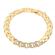 BRANSOLETKA POZŁACANA 19-17 CM 8 MM LUXURY XUPING 62812