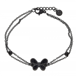 BRANSOLETKA BLACK 18+2 CM S. STEEL TTM XUPING 62885