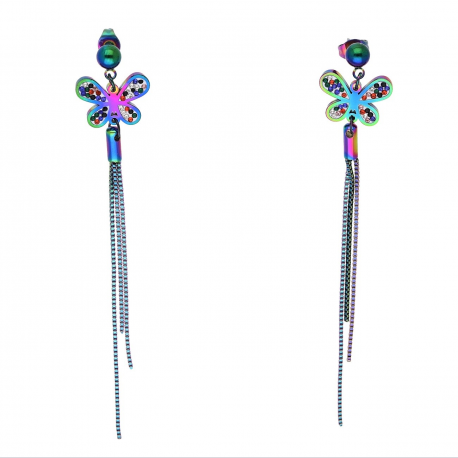 KOLCZYKI PETROL 93/15 MM S, STEEL TTM XUPING 62909