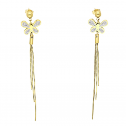 KOLCZYKI POZŁACANE 93/15 MM S, STEEL TTM XUPING 62910