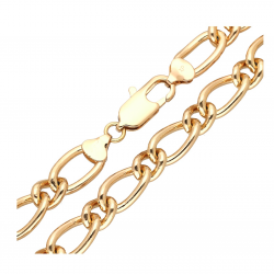 ŁAŃCUSZEK POZŁACANY 60 CM 9,5 MM FIGARO XUPING 63017