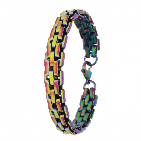 BRANSOLETKA PETROL 20 CM 11 MM S. STEEL TTM XUPING 63229