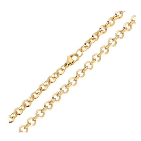 ŁAŃCUSZEK POZŁACANY 44 CM 5 MM ROLO XUPING 63333