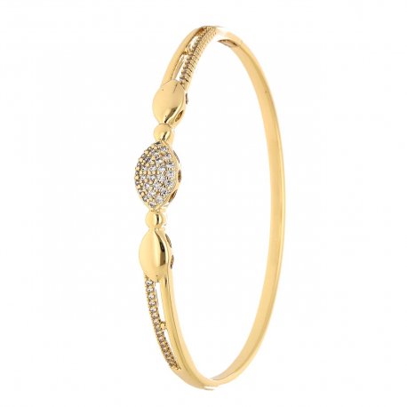 BRANSOLETKA POZŁACANA 60/7 MM BANGLE ELEGANCE XUPING 63460