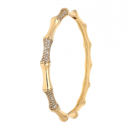 BRANSOLETKA POZŁACANA 56/5 MM BANGLE ELEGANCE XUPING 63461