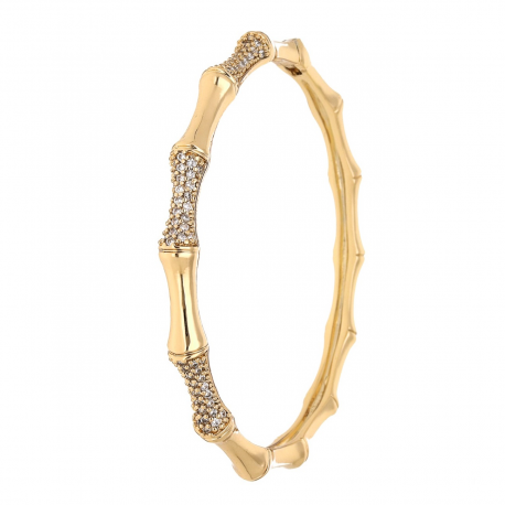 BRANSOLETKA POZŁACANA 56/5 MM BANGLE ELEGANCE XUPING 63461