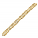 BRANSOLETKA POZŁACANA 18 CM 10 MM CZYSTE ZŁOTO XUPING 63471