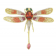 BROSZKA POZŁACANA 83/94 MM EKCLUSIVE BUTTERFLY XUPING 63780
