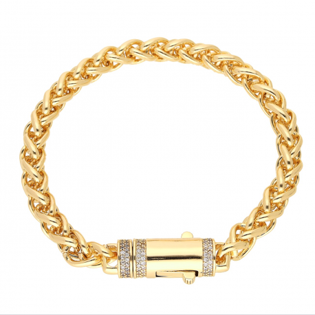 BRANSOLETKA POZŁACANA 20 CM 7 MM ROYAL LUXURY XUPING 63810