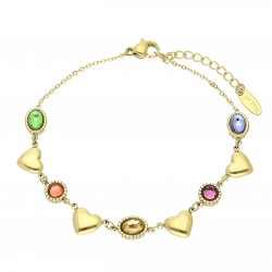 BRANSOLETKA POZŁACANA 18+3 CM S. STEEL TTM XUPING 63943