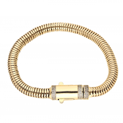 BRANSOLETKA POZŁACANA 19,5 CM 7 MM ROYAL LUXURY XUPING 64076