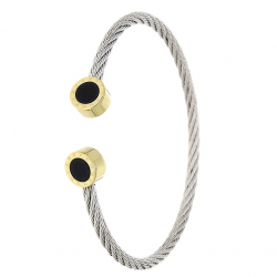 BRANSOLETKA POZŁACANA SPRĘŻYNOWA 8 MM S. STEEL TTM XUPING 64292