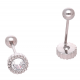 KOLCZYKI PIERCING 6 MM S, STEEL TTM XUPING 64738