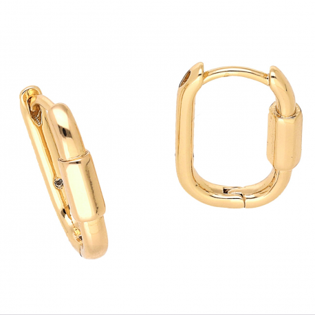 KOLCZYKI POZŁACANE 17/3 MM ELEGANTKI XUPING 65006