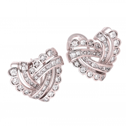 KOLCZYKI PLATYNOWANE 19/21 MM SERDUCHO XUPING 65045