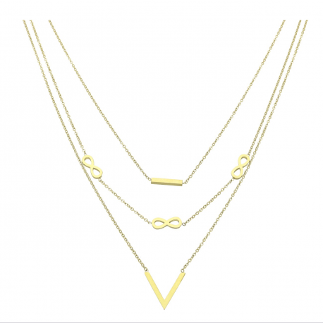 CELEBRYTKA POZŁACANA 40+5 CM S. STEEL TTM XUPING 65157