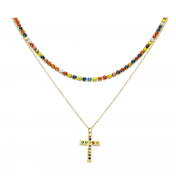 CELEBRYTKA POZŁACANA 40+6 CM S. STEEL TTM XUPING 65167