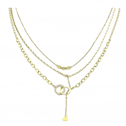 CELEBRYTKA POZŁACANA 45+5 CM S. STEEL TTM XUPING 65177