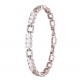 BRANSOLETKA PLATYNOWANA 19-17 CM 6 MM LUXURY XUPING 65439
