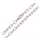 ŁAŃCUSZEK PLATYNOWANY 60 CM 5,7 MM ANKIER XUPING 65738