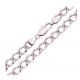 ŁAŃCUSZEK PLATYNOWANY 45 CM 7,1 MM OZDOBNY XUPING 65747
