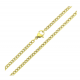 ŁAŃCUSZEK POZŁACANY 45 CM 3 MM S. STEEL TTM XUPING 65991