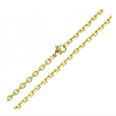 ŁAŃCUSZEK POZŁACANY 45 CM 3,4 MM S. STEEL TTM XUPING 66514