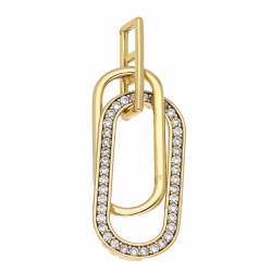 ZAWIESZKA POZŁACANA 27/10 MM ELEGANCE XUPING 66961