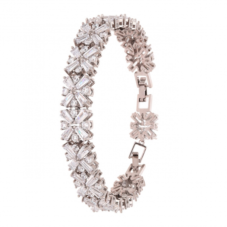 BRANSOLETKA PLATYNOWANA 19-16 CM 11 MM LUXURY XUPING 67089