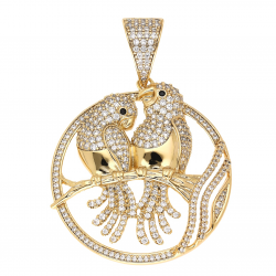 ZAWIESZKA POZŁACANA 57/40 MM LUXURY XUPING 67428