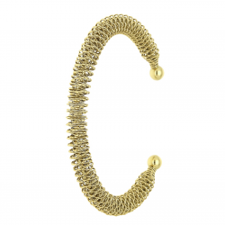 BRANSOLETKA POZŁACANA 60/7 MM S. STEEL TTM XUPING 67724