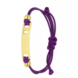 BRANSOLETKA POZŁACANA STRING 10 MM S. STEEL TTM XUPING 67727