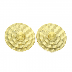 KOLCZYKI POZŁACANE 25 MM S. STEEL TTM XUPING 67760