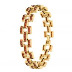 BRANSOLETKA POZŁACANA 17 CM 11 MM ROYAL LUXURY XUPING 67880