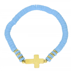 BRANSOLETKA POZŁACANA ELASTIC S. STEEL TTM XUPING 68183