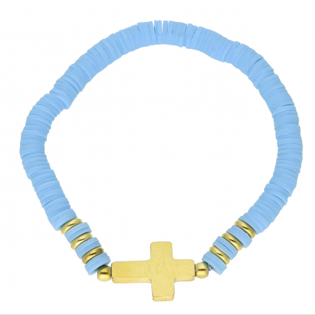BRANSOLETKA POZŁACANA ELASTIC S. STEEL TTM XUPING 68183