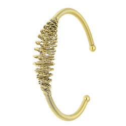 BRANSOLETKA POZŁACANA 60/12 MM S. STEEL TTM XUPING 68187