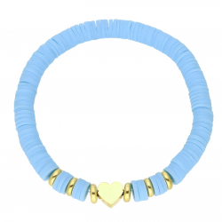 BRANSOLETKA POZŁACANA ELASTIC 6 MM S. STEEL TTM XUPING 68957