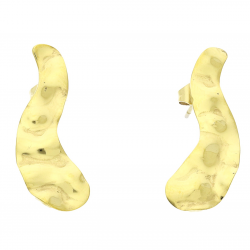 KOLCZYKI POZŁACANE 30/11 MM S. STEEL TTM XUPING 68970