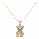 CELEBRYTKA POZŁACANA 40+5 CM TOPAZ CRYSTAL XUPING 69012