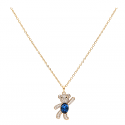 CELEBRYTKA POZŁACANA 40+5 CM SAPPHIRE CRYSTAL XUPING 69015