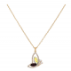 CELEBRYTKA POZŁACANA 40+5 CM MIX CRYSTAL XUPING 69038