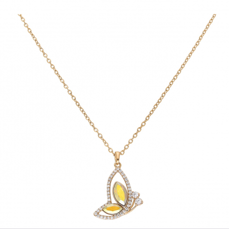 CELEBRYTKA POZŁACANA 40+5 CM AB CRYSTAL XUPING 69039