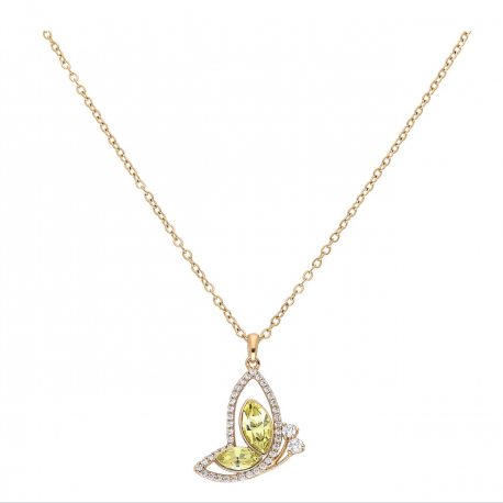 CELEBRYTKA POZŁACANA 40+5 CM TOPAZ CRYSTAL XUPING 69040