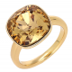 PIERŚCIONEK POZŁACANY 13 MM TOPAZ CRYSTAL XUPING 69112