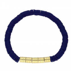 BRANSOLETKA POZŁACANA ELASTIC 6 MM S. STEEL TTM XUPING 69440