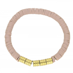BRANSOLETKA POZŁACANA ELASTIC 6 MM S. STEEL TTM XUPING 69444